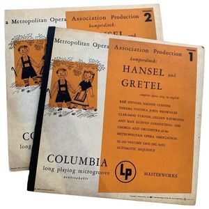 MOAP’s Humperdinck: HANSEL & GRETEL Vol. I & II 1949 Vintage Vinyls in English